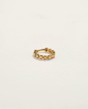 8mm Molten Eternity Huggie