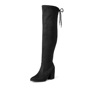 DREAM PAIRS Over the knee Block Heel Boots