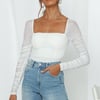 Devil Eye Bodysuit White