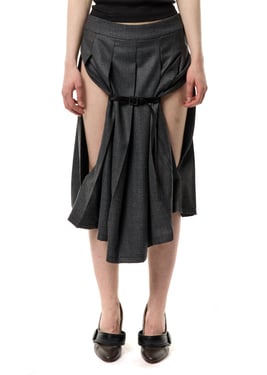 BELTED SKIRT - XL