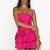 Attention Snatch Mini Dress Pink