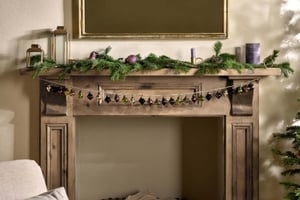 nkuku Ekiti Bauble Garland | Christmas Decorations | One Size | Mixed Colour