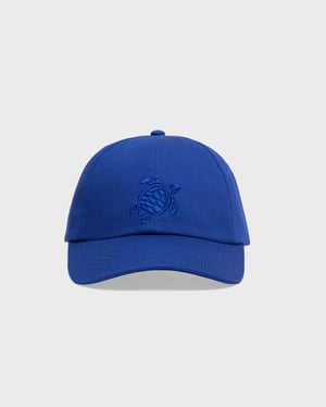 Vilebrequin - Solid Cap Turtle Embroidery - Caps - Capsun - Blue - Size OSFA