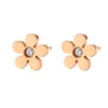 Forget-Me-Not Stud Earrings Rose Gold