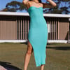 Fabulously You Midi Dress Green
