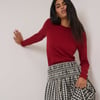 Red Crew Neck Jumper