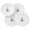 Aynsley Little Robin Christmas Tree Teaplates Set of 4