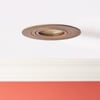 Maz recessed spotlight in brass