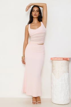 Explore Style Maxi Dress Pink