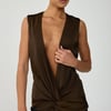 Solenne Top (Chocolate) - US 0