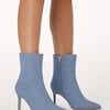Joannie Boots Blue Denim