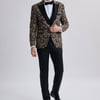 Leo Gold Pattern 3 Piece Suit
