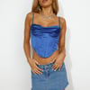 Bold Steps Crop Royal Blue