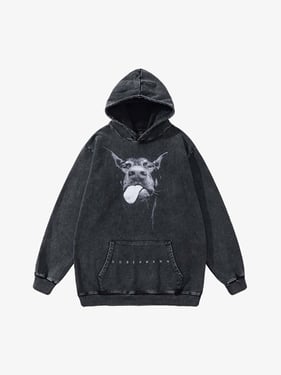 Thesupermade Dark Series Doberman Hoodie - Black / 2XL