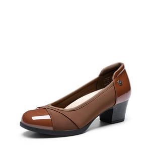 DREAM PAIRS Comfortable Low Heel Memory Foam Pumps