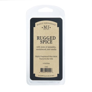 Rugged Spice, Wax Melts, 2.75 oz - White / Rugged Spice