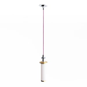 Mini elbow rechargeable pendant kit in chrome