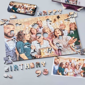 Happy 90th Birthday Landscape - Personalised Puzzle