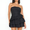 Attention Snatch Mini Dress Black