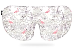 Flamingos Silk Eye Mask