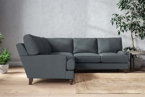 nkuku Marri Large Corner Sofa | Make To Order | Brera Linen Dusk | No Colour