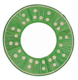 Lilo Handwoven Iraca Placemats – Tropical Fruit Collection - Lemon