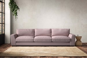 nkuku Guddu Sofa | Make To Order | Super Grand | Recycled Cotton Lavender
