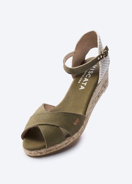 Salina Canvas Espadrille Sandal Wedges