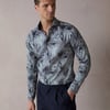 Teal Tropical Flora Shirt