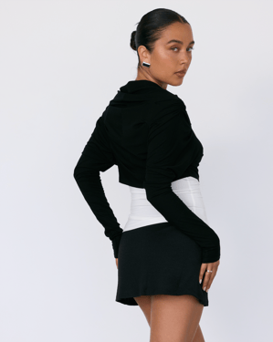 Ella Layered Long Sleeve Top - Large