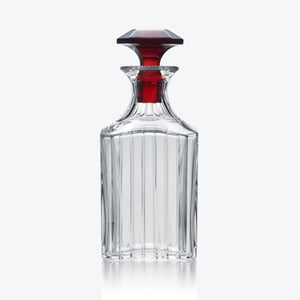 Harmonie Whiskey Decanter - Clear & red | Baccarat