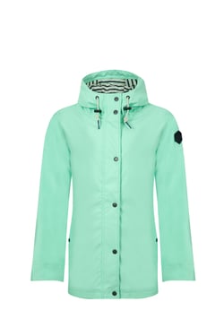 Weird Fish Faros Waterproof Rain Jacket Apple Mint Size 8