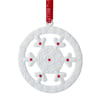 Belleek Living Snowflake Ornament