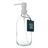 Clear Soap Dispenser Stainless Steel Pump