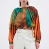AKIRA Tiffany Ombre Blouse | Size Small