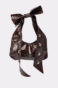 AKIRA Tie It With A Bow Purse | Brown