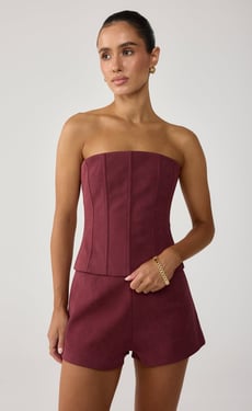 Lincoln Corset (Sangria) - US 0