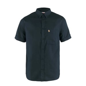 Fjallraven Ovik Travel Shirt SS Dark Navy