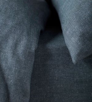 Darkest Spruce Henry Brushed 100% Organic Cotton Duvet Cover