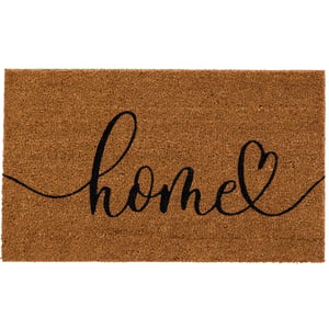 Home Script Coir Doormat - 45x75cm