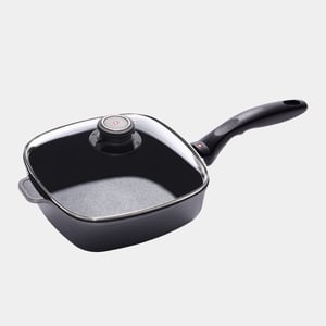HD Nonstick Square Saute Pan with Glass Lid - 8" x 8"