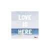 Love is Here Beach Mini Art Print