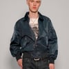 MA-2 Light Weight Collared Bomber Jacket in Navy