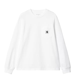 Carhartt WIP Womens L/S Pocket T-Shirt White
