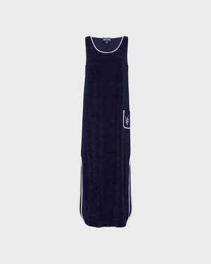 Vilebrequin - Women Long Terry Tank Dress Vbq Line - Dress - Lindsay - Blue - Size S