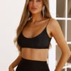 Golden Event Crop Black