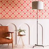 Han floor lamp in bronze and brass