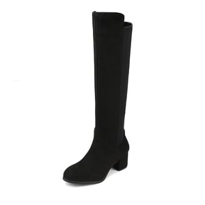 DREAM PAIRS Chunky Knee High Stretch Boots