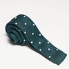 Elensa Silk Tie - Green Dot
