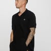 Walter Open Knit Pointelle Panel Polo - S